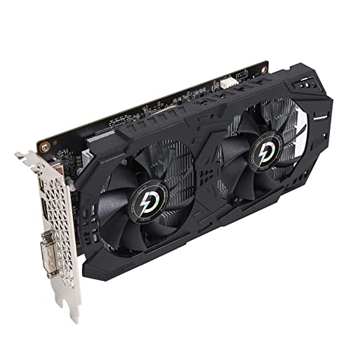 Tarjeta gráfica para juegos, Peladn GeForce GTX 1060 3GB/6GB 192Bit GDDR5 DP/HDMI/DVI Interface Graphics Card, Dual-Fan Edition (GTX1060 6GB)