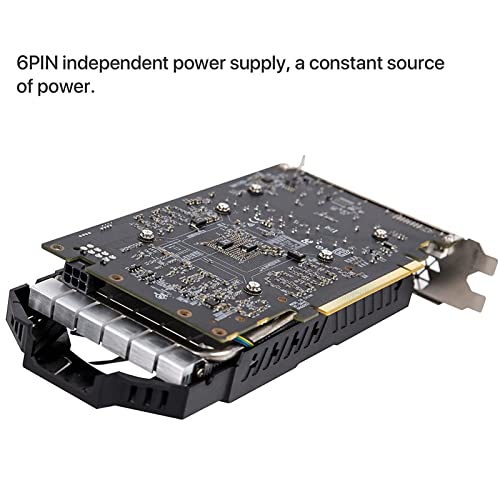 Tarjeta gráfica para juegos, Peladn GeForce GTX 1060 3GB/6GB 192Bit GDDR5 DP/HDMI/DVI Interface Graphics Card, Dual-Fan Edition (GTX1060 6GB)