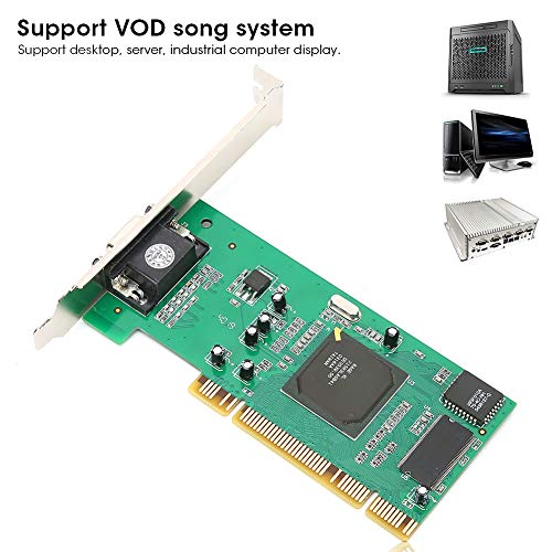 Tarjeta gráfica VGA, Accesorios de computadora de Escritorio PCI de 8 MB y 32 bits, Pantalla múltiple para ATI Rage XL, Compatible con Dos Muescas con Ranura PCI-X de 64 bits