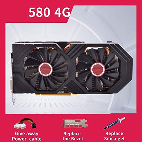 Tarjeta Gráfica XFX Fit For RX 580 4 GB GDDR5 De 256 PC De Escritorio Gráficos del Juego Tarjetas De Vídeo RX Card 580 4gb Tarjeta Grafica
