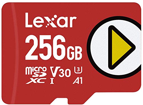 Tarjeta Lexar Play 256GB microSDXC UHS-I, hasta 150MB/s de Lectura (LMSPLAY256G-BNNAG)