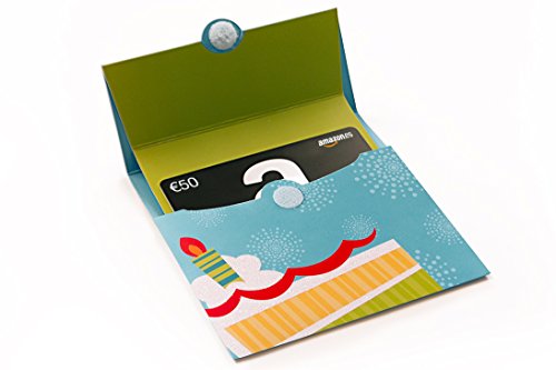 Tarjeta Regalo Amazon.es - €50 (Tarjeta Desplegable Cumpleaños)