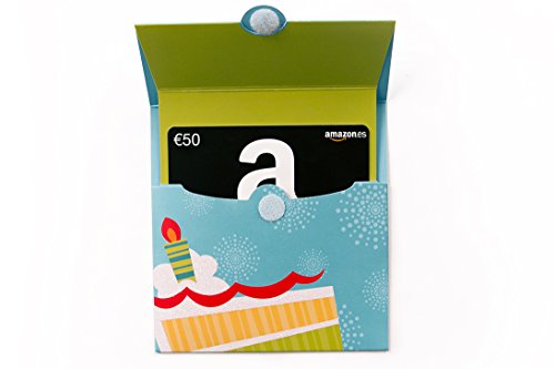 Tarjeta Regalo Amazon.es - €50 (Tarjeta Desplegable Cumpleaños)