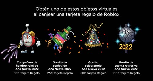 Tarjeta regalo de Roblox - 2,000 Robux [ordenador, móvil, tableta, Xbox One, Oculus Rift o HTC Vive]