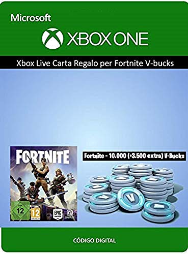 Tarjeta regalo de Xbox para Fortnite 13500 V-Bucks | Xbox One - Código de descarga