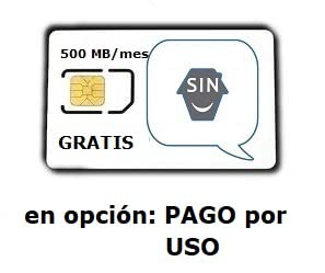 Tarjeta SIM con 5€Gratis o 500MB/mes, Multiformato y va con el Pin borrado/eliminado | con Pago por Uso Opcional | para Alarmas, Relojes, localizadores,etc | gsm 2G/3G/4G | Llamadas | SMSs | Datos
