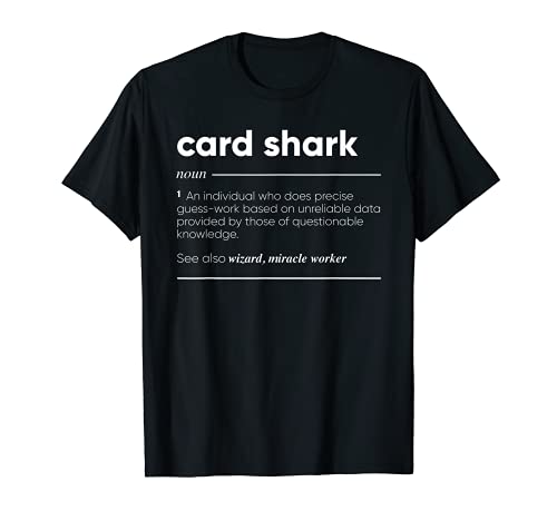 Tarjeta Tiburón Definición Divertido Nombre Camiseta