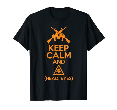 Tarkov - keep calm head eyes - funny - fps - survival Camiseta