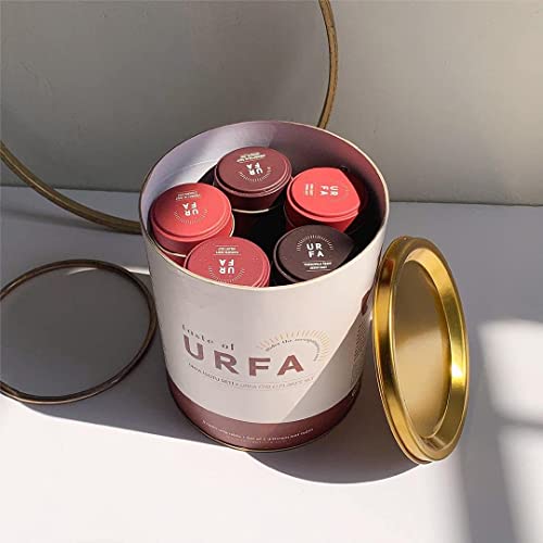 taste of URFA | Copos de chile ISOT de Urfa | Juego de experiencia de chile ISOT de Urfa | Variedades de copos de chile ISOT de Urfa | 5 sabores y usos diferentes | Patrimonio gastronómico