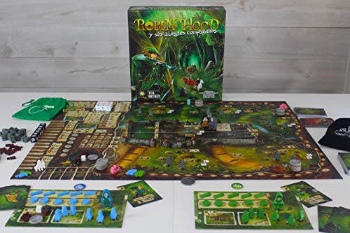 TCG Factory ROBIN HOOD Y SUS ALEGRES COMPAÑEROS Juego de mesa en español de estrategia y cooperativo para 1 a 5 jugadores