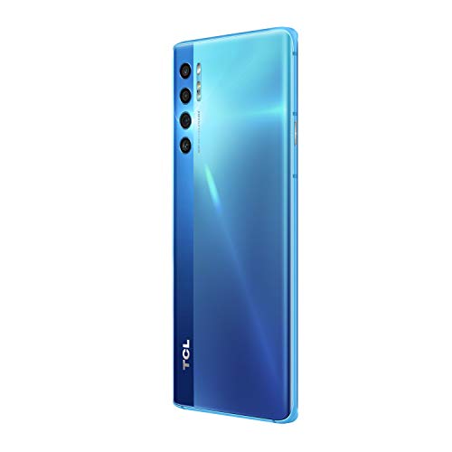 TCL 20 Pro 5G 256GB - Smartphone de 6.67" AMOLED FHD+ con NXTVISION (Snapdragon 750G 5G, 6GB/256GB Ampliable MicroSD, Dual SIM, Cámaras 48MP+16MP+5MP+2MP, Batería 4500mAh, Android 11) Azul