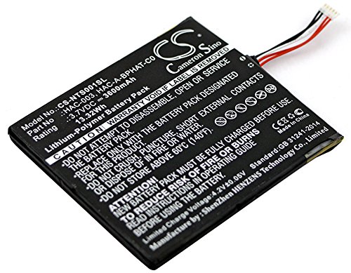 TECHTEK batería Compatible con [Nintendo] HAC-S-JP/EU-C0, Switch HAC-001 sustituye HAC-003, para HAC-A-BPHAT-C0