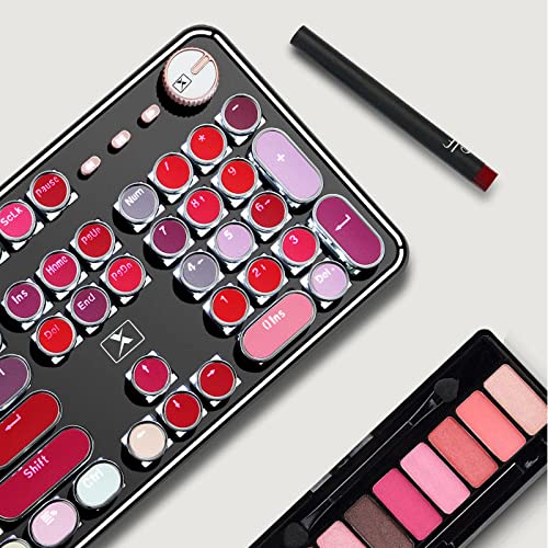 Teclado y Ratón, Teclado De Juegos Mecánicos, Diseño QWERTY Inglés USB Gaminjo Cambio Teclado Mecánico Anti-ghosting Non-conflicto Keys Pc Ps4 Xbox(Color:Azul)