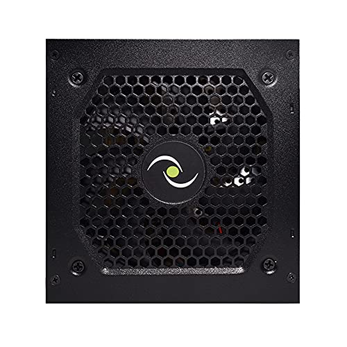 Tecnoware ATX 500W - Fuente de alimentación para PC - Ventilador silencioso de 12 cm - Conectores 2 x SATA, 1 x 24 Polos, 1 x 12 V 4 + 4 Polos, 2 x Molex, 1 x Floppy