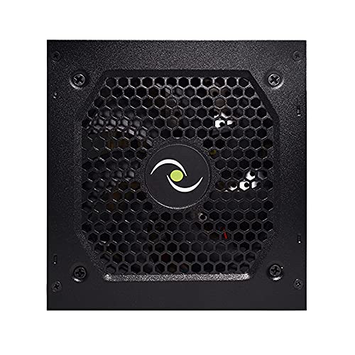 Tecnoware ATX 650W - Fuente de alimentación para PC - Ventilador silencioso de 12 cm - Conectores 3 x SATA, 1 x 24 Polos, 1 x 12 V 4 + 4 Polos, 3 x Molex, 1 x Floppy