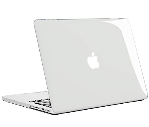 TECOOL Funda para MacBook Pro 13 Pulgadas con Retina Display, Plástico Dura Case Carcasa con Tapa del Teclado para 2012-2015 MacBook Pro 13.3 Pulgada (Modelo: A1502/ A1425) - Transparente