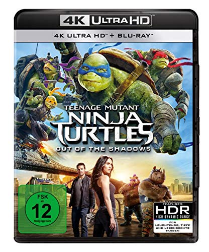 Teenage Mutant Ninja Turtles - Out of the Shadows (4K Ultra HD) (+ BR) [Alemania] [Blu-ray]