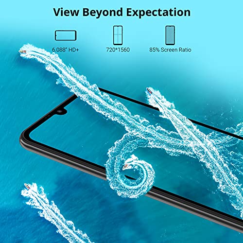 Teléfono Móvil Baratos OSCAL C20, Android 11 Batería 3380 mAh 6.1" HD+ Pantalla 19.5:9 Smartphone 32GB ROM (Ampliable 128GB) Quad-Core 3G Dual SIM Moviles Libres Face ID/GPS/FM