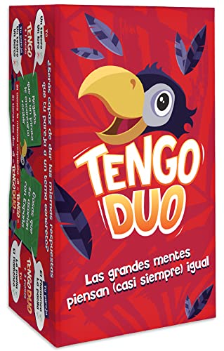 TENGO DUO - El Nuevo Juego de Mesa Cooperativo - Juego de Cartas de Agilidad Mental y Rapidez Ideal para Reír y Jugar en Familia o con Amigos, para Niños, Adolescentes y Adultos - Fabricado en Europa