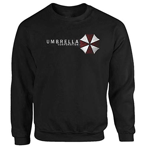 Tex-Ha Umbrella Corporation Game vídeo juego Negro Sudadera Sudadera Sudadera Negro S
