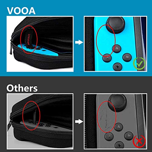 Th-some Kit de Accesorios 14 en 1 para Nintendo Switch, Funda Protectora para Interruptor Nintendo, Cubierta Transparente para Interruptor, Protector de Pantalla, Tapas Empuñadura de Pulgar (Negro)