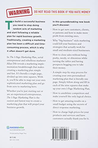 The 1-Page Marketing Plan: Get New Customers, Make More Money, and Stand Out from the Crowd
