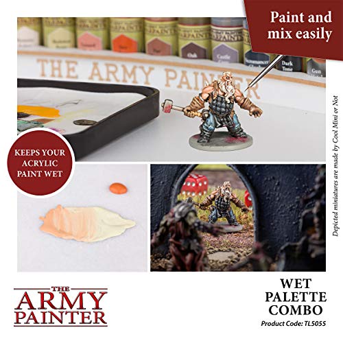 The Army Painter | Hydro Pack Refills | Recarga para la Paleta: 50 Toallitas y 2 Esponjas para Pintar Figuras Miniatura de Wargaming | Juego de Guerra