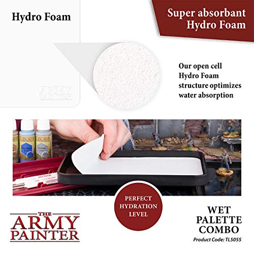 The Army Painter | Hydro Pack Refills | Recarga para la Paleta: 50 Toallitas y 2 Esponjas para Pintar Figuras Miniatura de Wargaming | Juego de Guerra