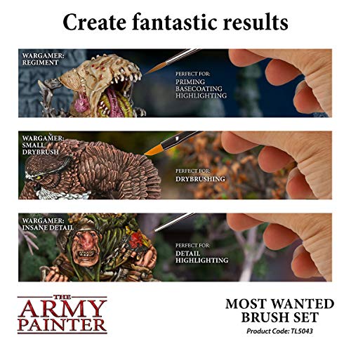 The Army Painter | Most Wanted Wargamer Brush Set