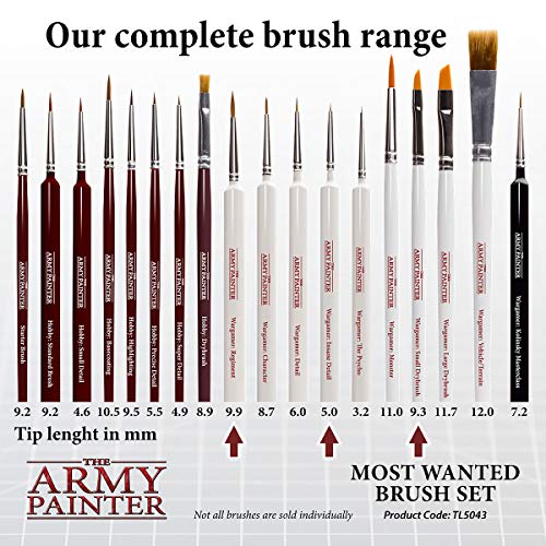 The Army Painter | Most Wanted Wargamer Brush Set