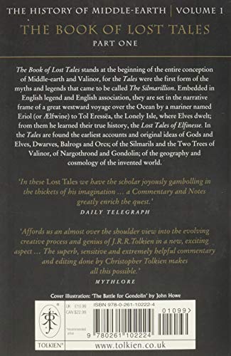 The Book of Lost Tales 1 (The History of Middle-earth) (Pt. 1): Pt. 1: J.R.R. Tolkien & Christopher Tolkien: Book 1