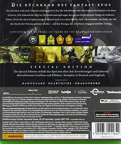The Elder Scrolls V: Skyrim Special Edition Inkl. Soundtrack-CD (Exkl. Bei Amazon.de) [Importación Alemana]
