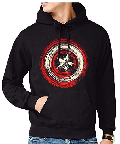 The Fan Tee Sudadera de Hombre Capitan America Comic Ironman Hulk Advenger Vengadores 006 S