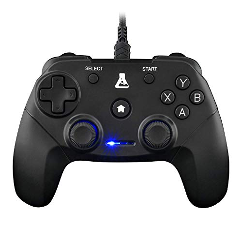 THE G-LAB K-Pad Thorium Mando Gaming PC & PS3 con USB - Vibración Incorporada - Joystick para PC con Windows XP-7-8-10, PS3, Android (con Cable)