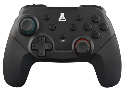 The G-LAB K-Pad THORIUM Switch Controlador de juegos Bluetooth inalámbrico con vibraciones incorporadas, controlador de juegos inalámbrico GamePad - Gamepad para Nintendo Switch/PC NUEVO 2022 (negro)