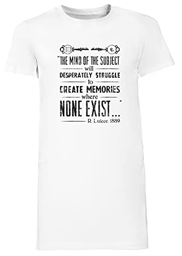 The Infinite Starter Remastered Largo Camiseta Vestir Mujer Blanco Women's Long tee Dress White
