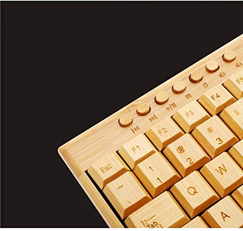 The Keyboard Combo Mechanical Gaming Keyboard and Mouse Ultra-Thin Wireless Bamboo Mini Handguard 2.4G Bluetooth Backlight Improve