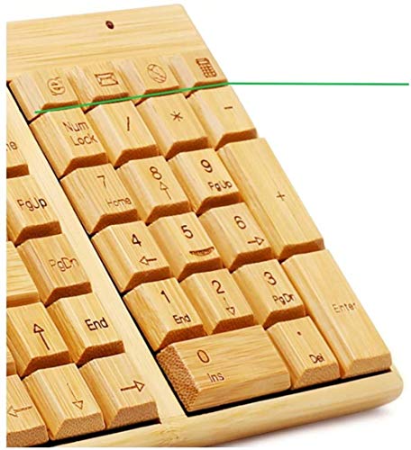 The Keyboard Combo Mechanical Gaming Keyboard and Mouse Ultra-Thin Wireless Bamboo Mini Handguard 2.4G Bluetooth Backlight Improve