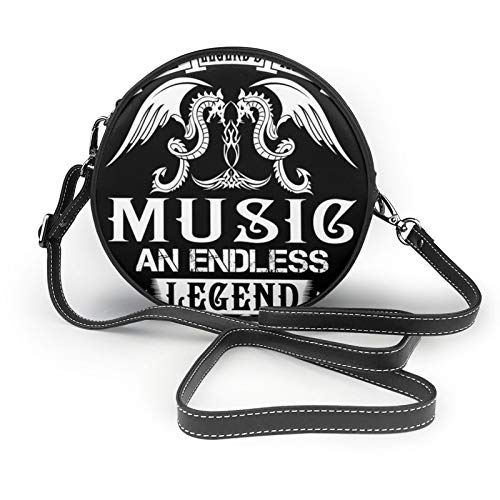 The Legend Is Alive Music An Endless Legend One Shoulder Lady Diagonal Bag Round Bag