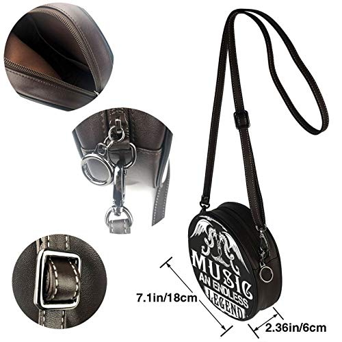 The Legend Is Alive Music An Endless Legend One Shoulder Lady Diagonal Bag Round Bag