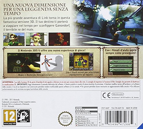 The Legend Of Zelda: Ocarina Of Time 3D - Nintendo Selects [Importación Italiana]