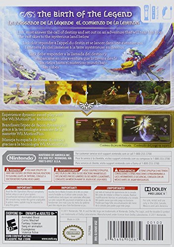 The Legend of Zelda: Skyward Sword (Wii) [Importación inglesa]