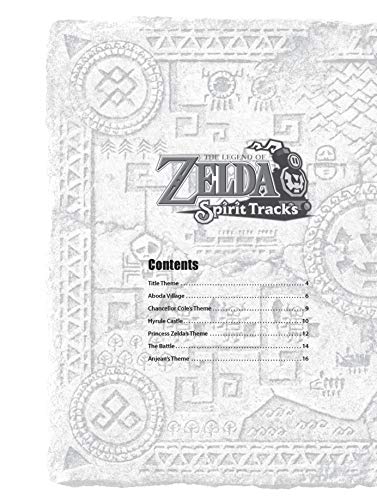 The Legend of Zelda: Spirit Tracks for Easy Piano