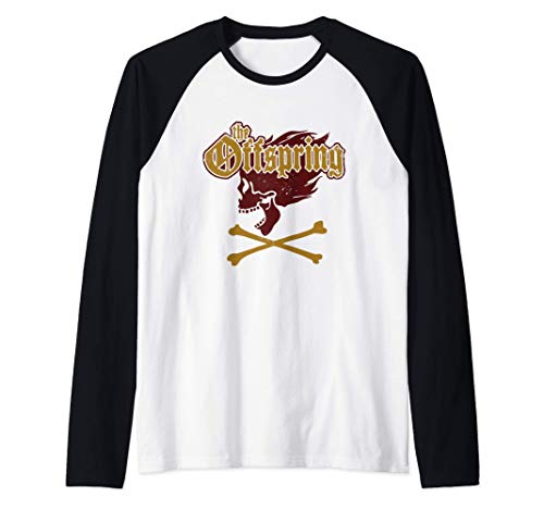 The Offspring Official Screaming Skull Camiseta Manga Raglan
