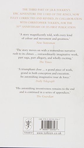 The Return Of The King: J. R. R. Tolkien (The lord of the rings, 3)