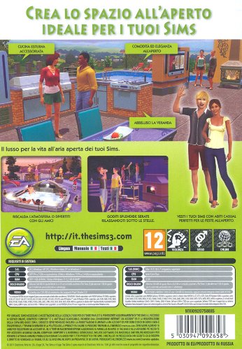 The Sims 3 Outdoor Living [Importación italiana]