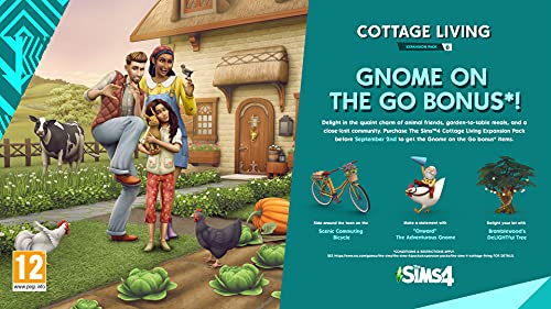 The Sims 4 Cottage Living Expansion Pack (CIAB) PC Code in Box