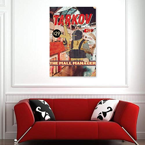 The Tarkov Tales 02 Killa Póster decorativo de lienzo para pared, para sala de estar, dormitorio, 20 x 30 cm