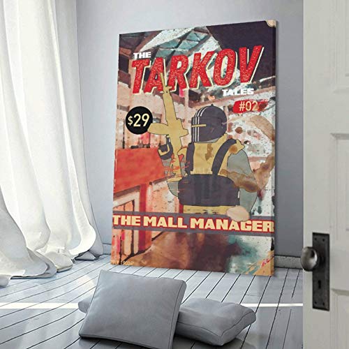 The Tarkov Tales 02 Killa Póster decorativo de lienzo para pared, para sala de estar, dormitorio, 20 x 30 cm