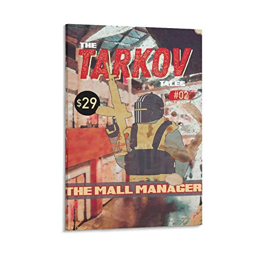 The Tarkov Tales 02 Killa Póster decorativo de lienzo para pared, para sala de estar, dormitorio, 20 x 30 cm